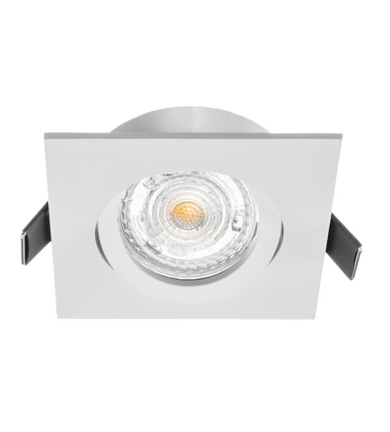 Oczko sufitowe kwadratowe ruchome IP20 White