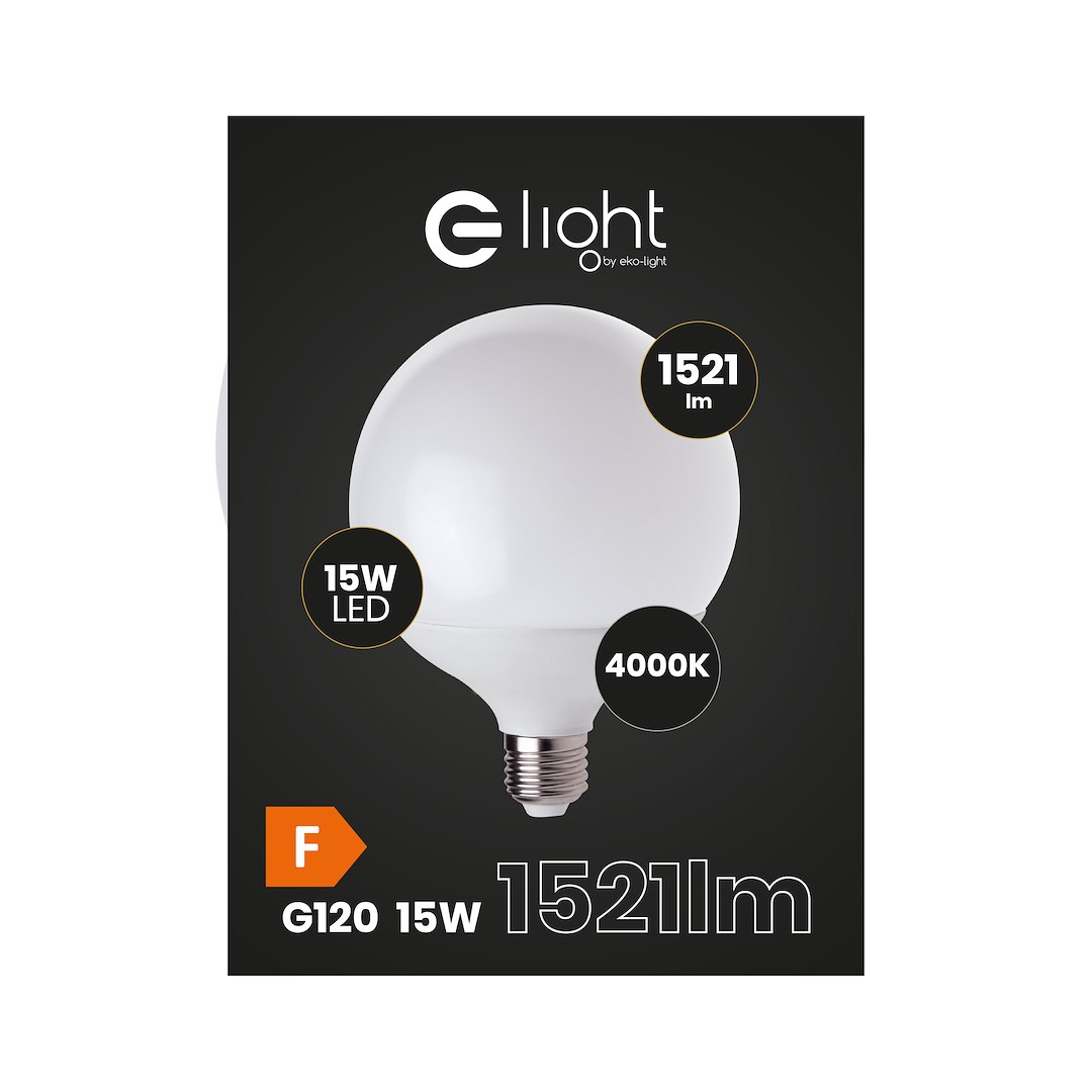 Żarówka LED 15W G120 E27 4000K Milagro — widok produktu