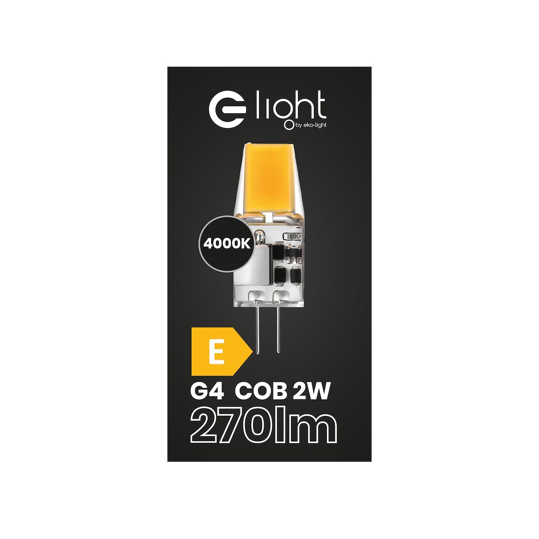 Żarówka COB 2W G4 12V 4000K Silikon Milagro — widok produktu