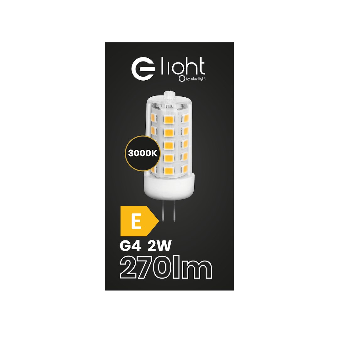 Żarówka LED 2W G4 12V 3000K Ceramiczna + PC Milagro — widok produktu