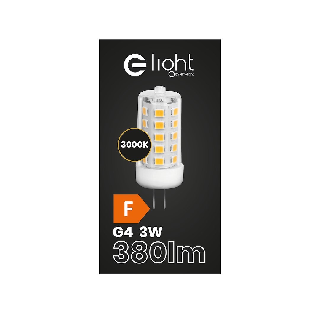Żarówka LED 3W G4 12V 3000K Ceramiczna + PC Milagro — widok produktu