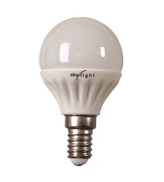 ŻARÓWKA LED 3W E14 Kulka. Barwa: CIEPŁA