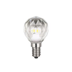 Żarówka LED 3W E14 G40 4000K Kryształ