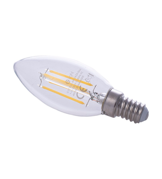 Żarówka Filamentowa LED 4W Świeczka E14 4000K