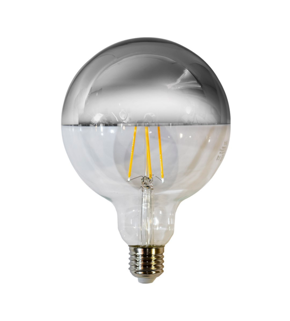 Żarówka Filamentowa LED 7W G125 E27 SILVER Barwa: Ciepła