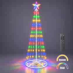 Choinka LED 1,8m 269LED 2700K + RGB IP44