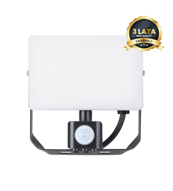 Naświetlacz LED 30W PIR 3000lm 5000K