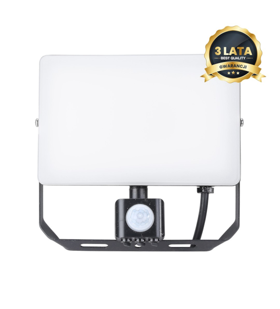 Naświetlacz LED 50W PIR 5000lm 5000K