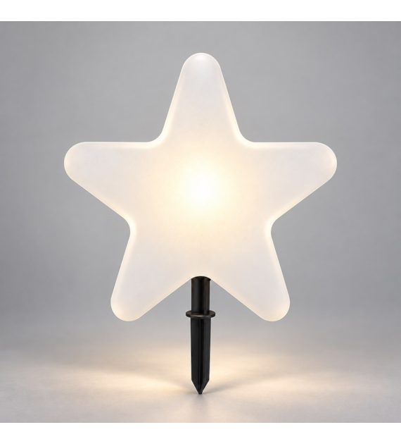 Gwiazda Ogrodowa Star 30cm 1xE27 IP44 Biały