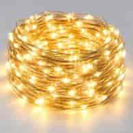 Lampki Drucik 200LED 20m 2700K 3*AA