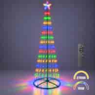 Choinka LED 2,5m 365LED 2700K + RGB IP44 Zielony