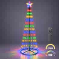 Choinka LED 1,8m 269LED 2700K + RGB IP44 Zielony