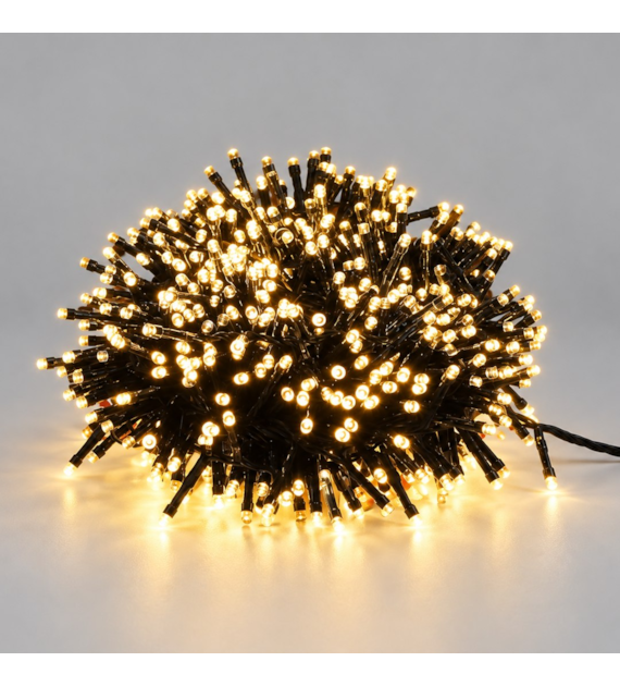 Lampki Choinkowe 700LED 14m 2500K 8 Trybów IP44
