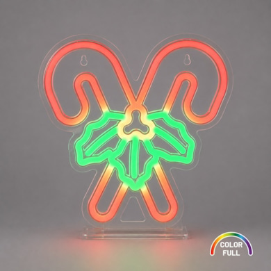 Neon Candy Cane USB-A