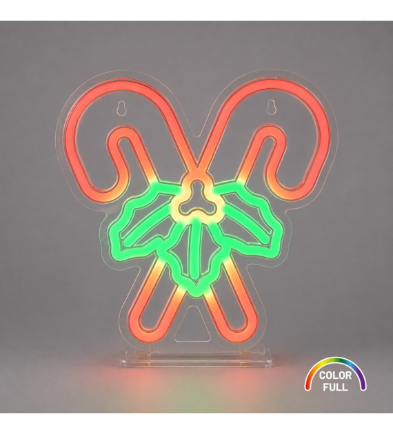 Neon Candy Cane USB-A