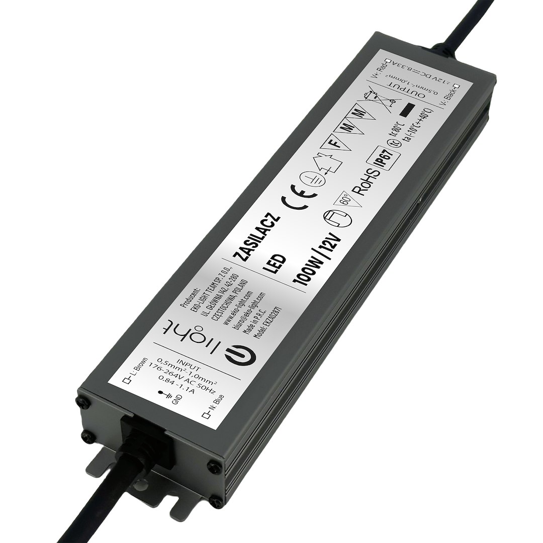 ZASILACZ LED 100W IP67 Milagro — widok produktu