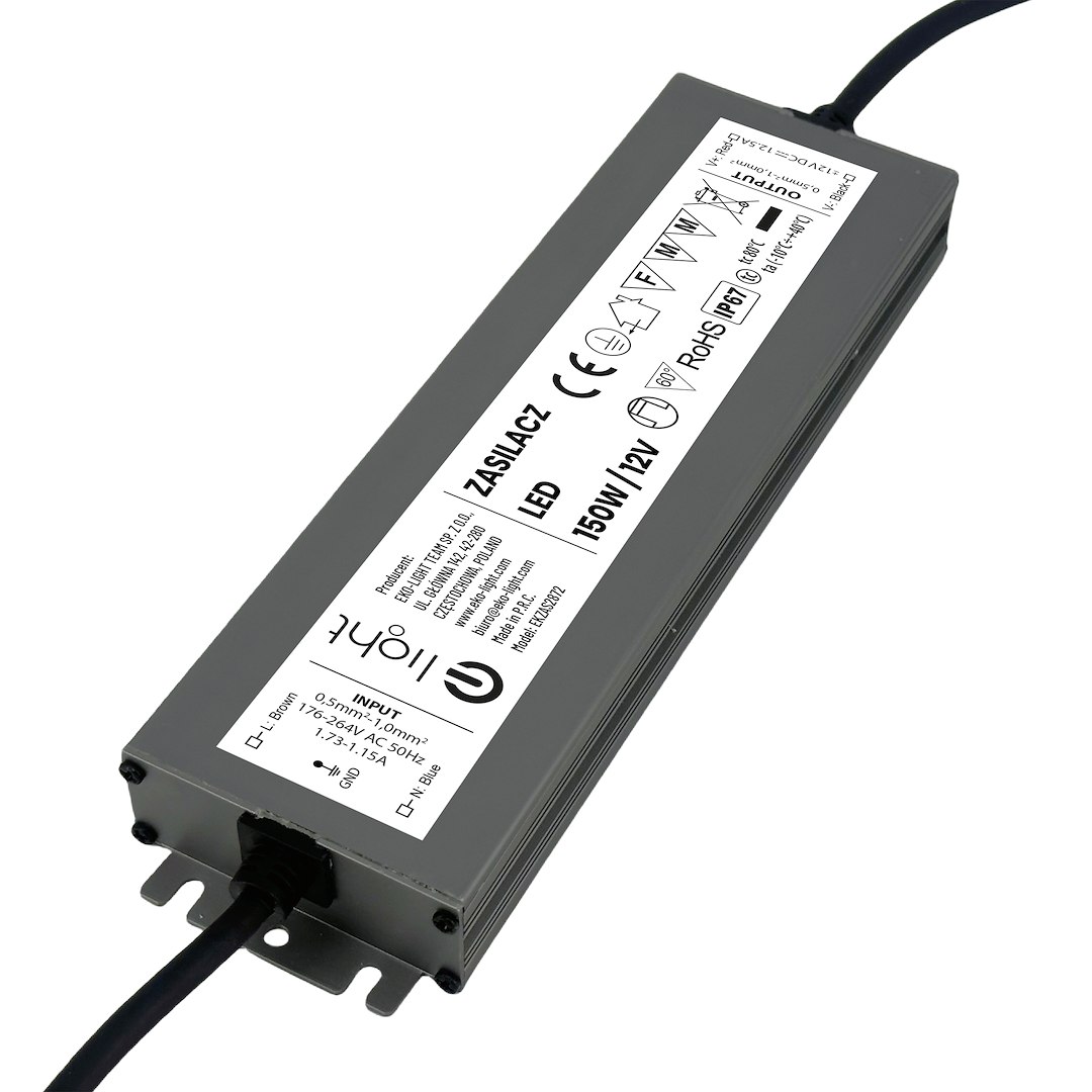 ZASILACZ LED 150W IP67 Milagro — widok produktu