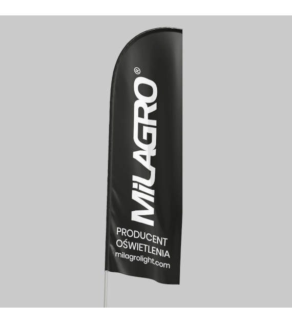 Flaga Milagro Czarna PL