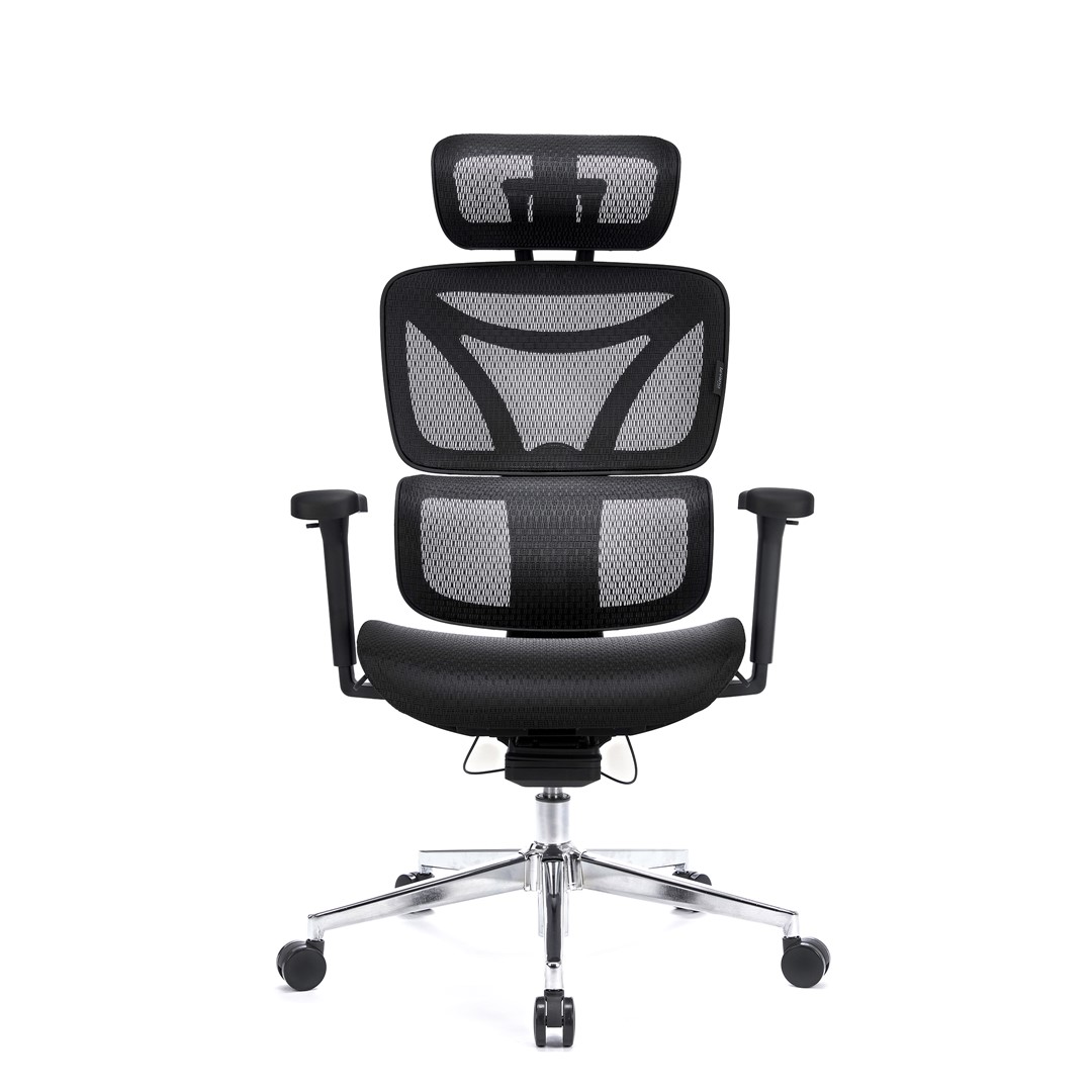 LEVANO SYSTEM Fotel ergonomiczny Control Pro Czarny