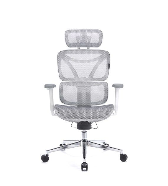 LEVANO SYSTEM Fotel ergonomiczny Control Pro Biały