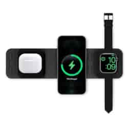 LVN System Ładowarka indukcyjna Portable Magsafe Wallet 3w1