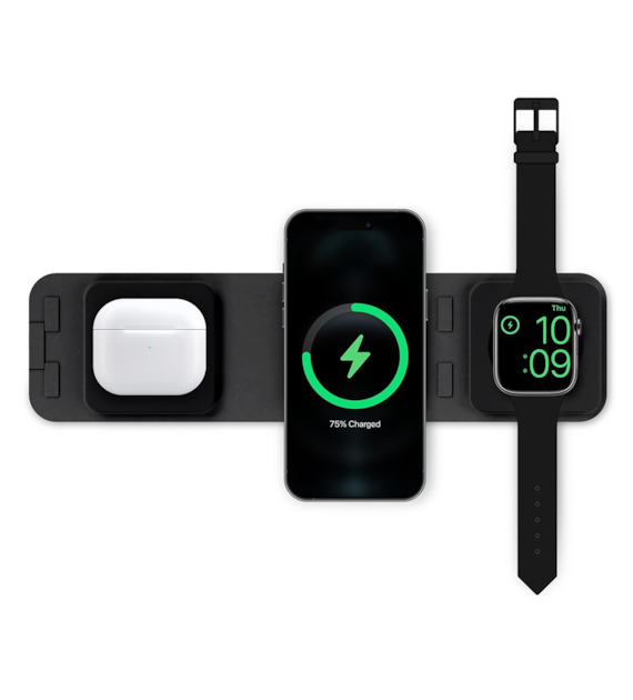 LVN System Ładowarka indukcyjna Portable Magsafe Wallet 3w1
