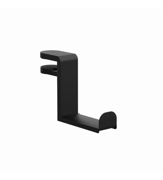 LVN System Uchwyt na słuchawki Hook obrotowy Czarny