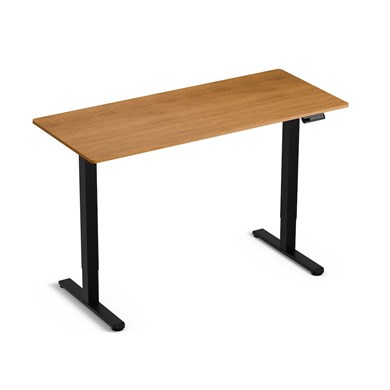 LVN System Biurko Control Lite 140 Czarny/Drewno
