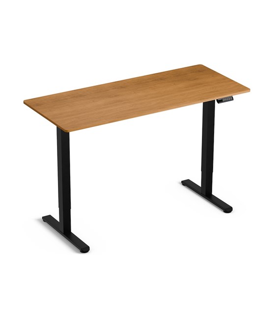LVN System Biurko Control Lite 140 Czarny/Drewno