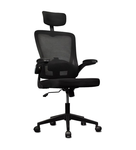 LVN System Fotel biurowy Ergo Lite Czarny