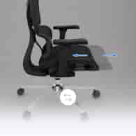 LVN System Fotel ergonomiczny Control Pro Czarny