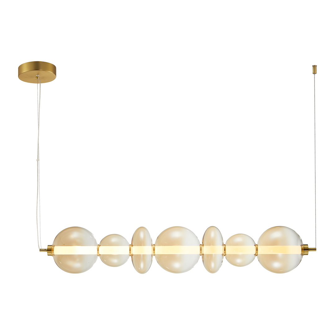 Lampa wisząca DAPHNE AMBER 40W Milagro