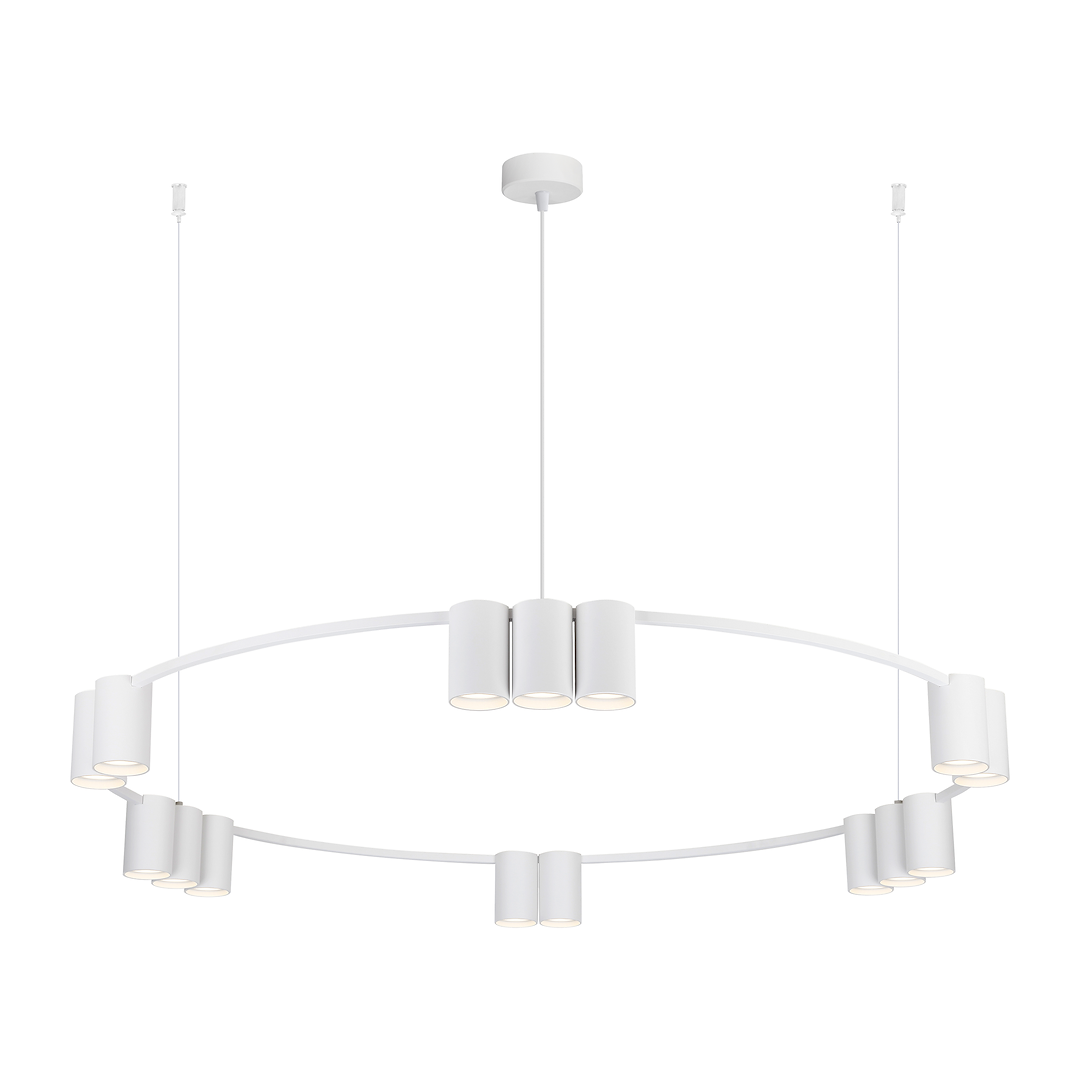 Lampa wisząca (koło) Genesis 15xGU10 Biały Milagro
