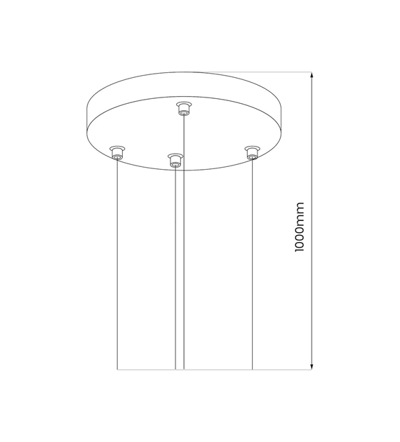 Zawiesie Plafon MAQ 32W / 40W