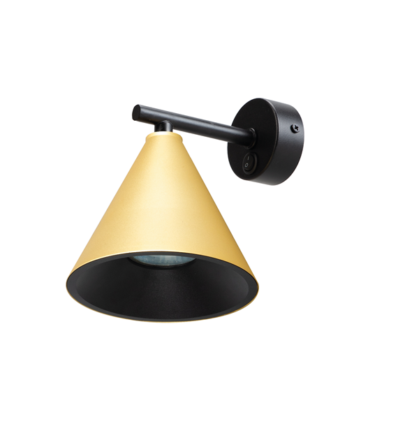 Kinkiet Cone Złoty 1xGU10