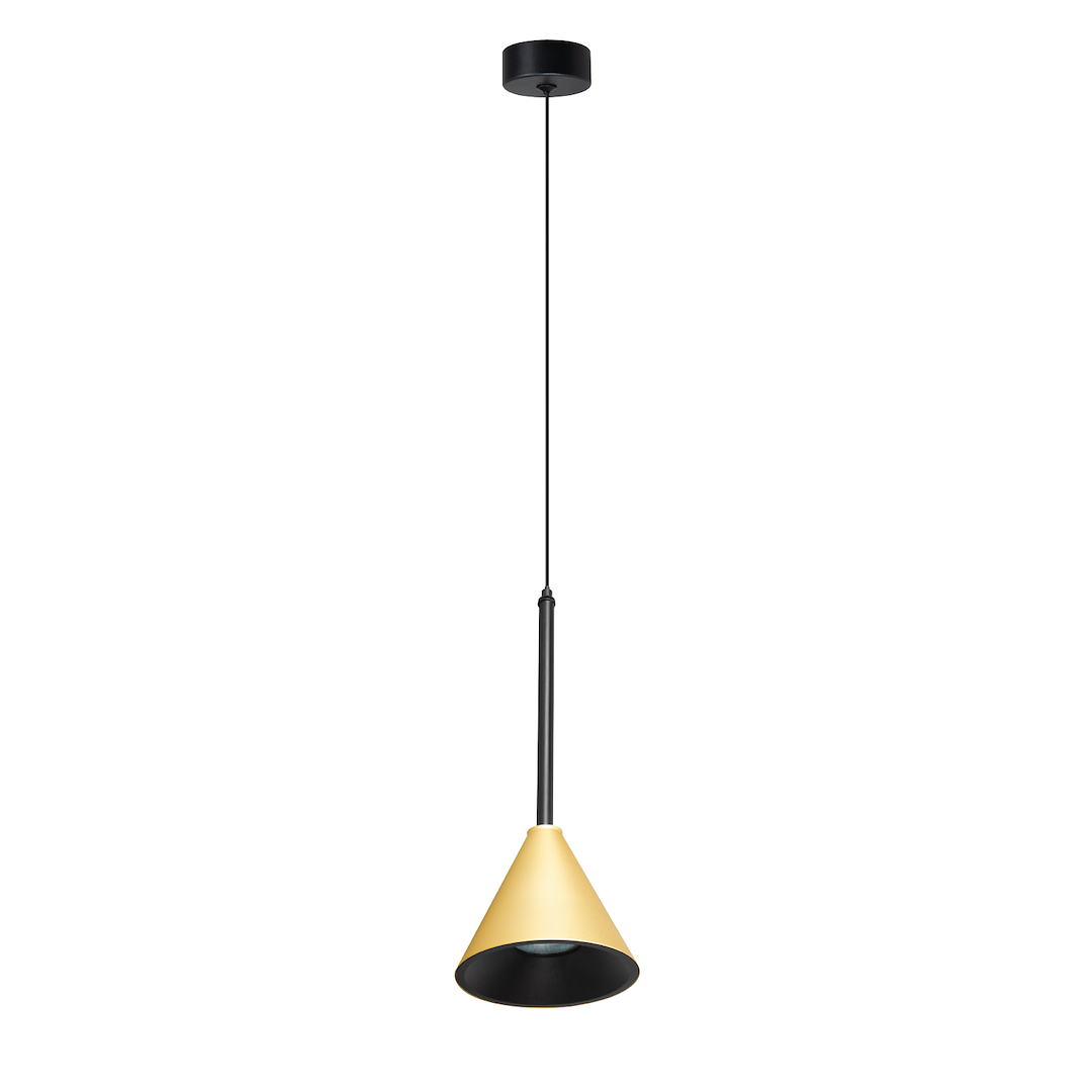 Lampa Wisząca Cone Złoty 1xGU10