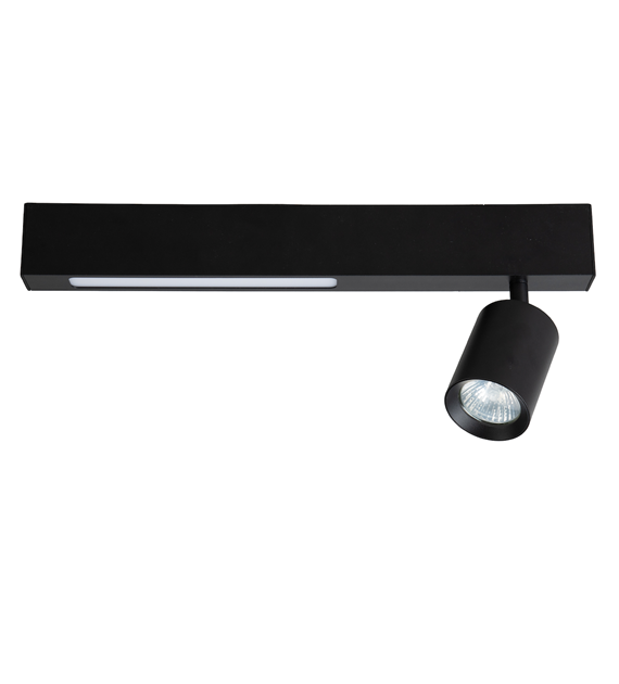 Lampa Sufitowa Magnet 5W+1xGU10 3000/4000K Czarny