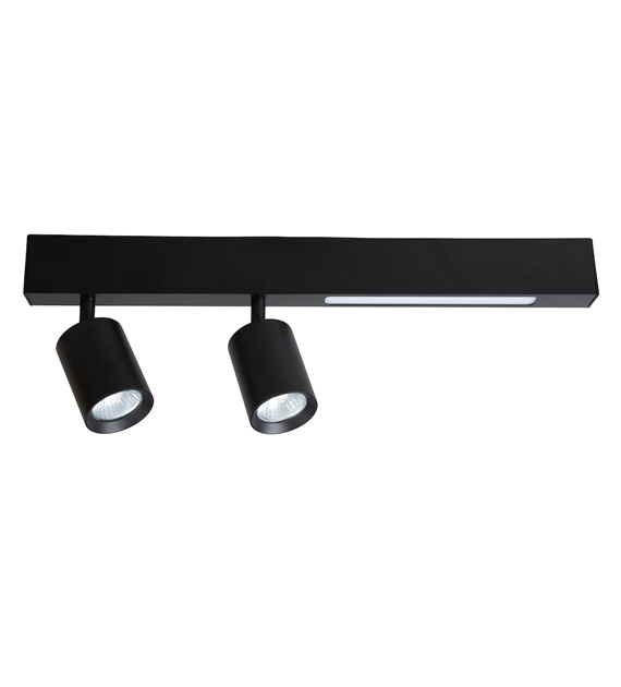Lampa Sufitowa Magnet 5W+2xGU10 3000/4000K Czarny