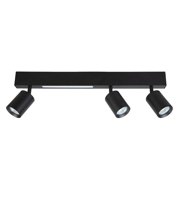 Lampa Sufitowa Magnet 5W+3xGU10 3000/4000K Czarny