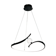 Lampa wisząca PERLA BLACK 34W LED