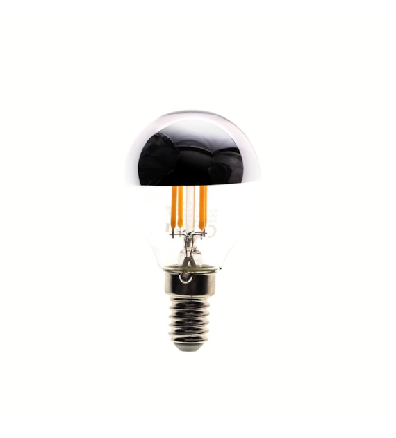 Żarówka Filamentowa LED 4W G45 E14 2700K TOP SILVER