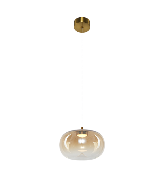Lampa wisząca VASO 1 AMBER 4W
