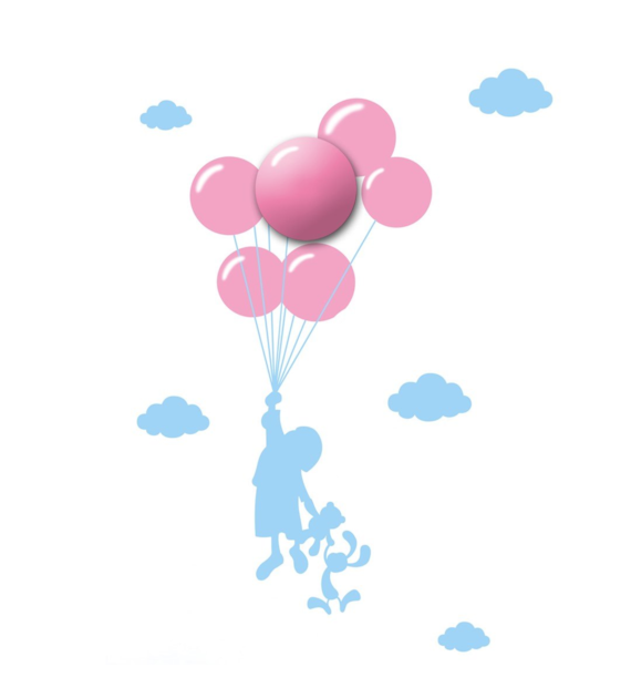 Lampka dziecięca BALLOONS 0,6W LED
