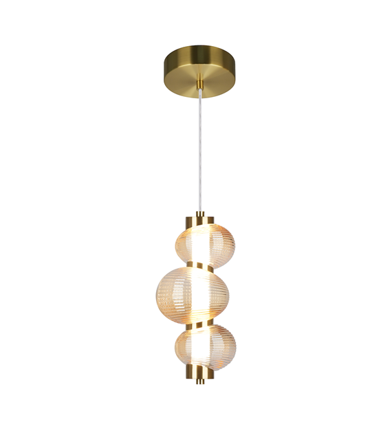 Lampa wisząca BOLLA GOLD 12W LED