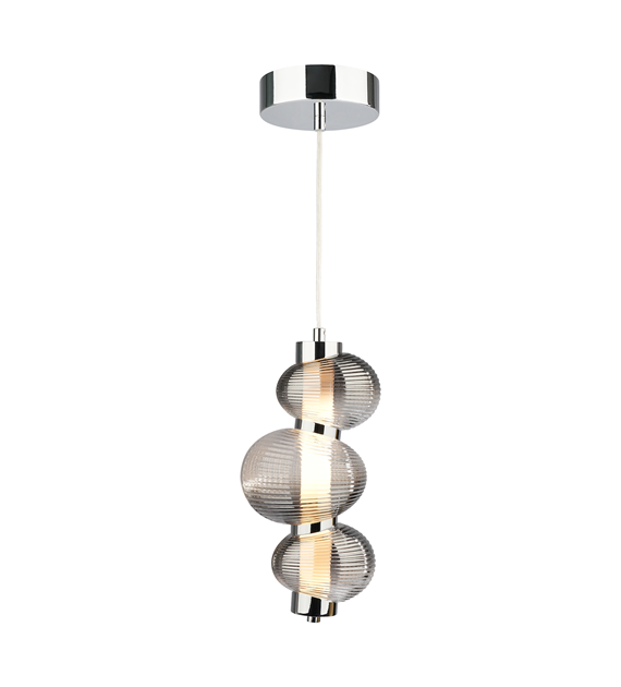 Lampa wisząca BOLLA SMOKED 12W LED
