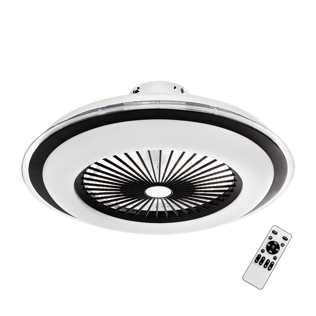 Lampowentylator Zephyr Czarny 48W LED+ PILOT Milagro