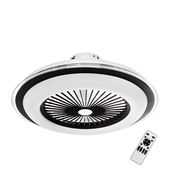 Lampowentylator ZEPHYR BLACK 48W LED+ PILOT