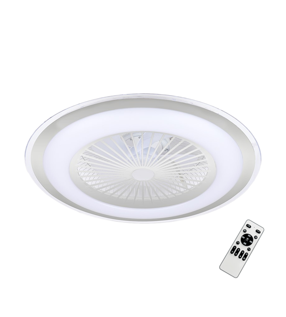 Lampowentylator Zephyr Srebrny 48W LED+ PILOT