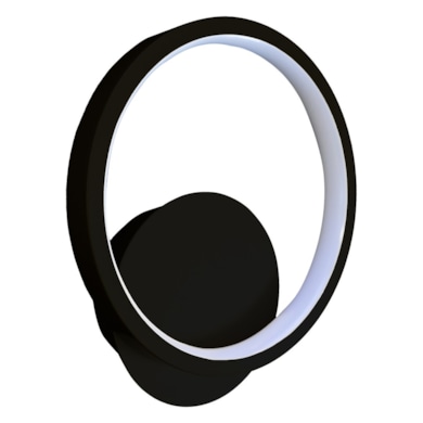 Kinkiet Hoop Czarny 7W LED
