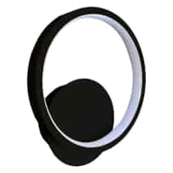 Kinkiet Hoop Czarny 7W LED